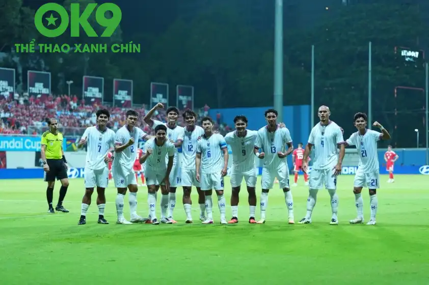 Thái Lan giành chiến thắng tưng bừng ngay trên sân của Singapore (Ảnh: FA Thailand).